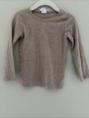 H&M Ribbed Long Sleeve Shirt 3T